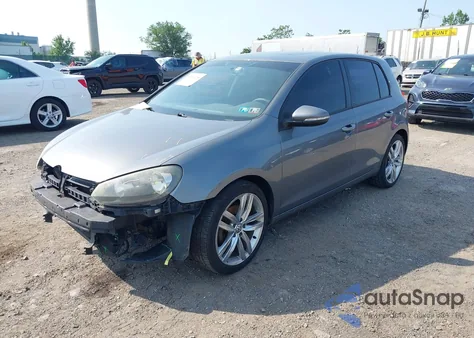 2010 Volkswagen Golf 4-Door from USA, damaged, VIN WVWDB7AJ1AW385708
